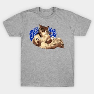 Maine Coon Cat Toon T-Shirt